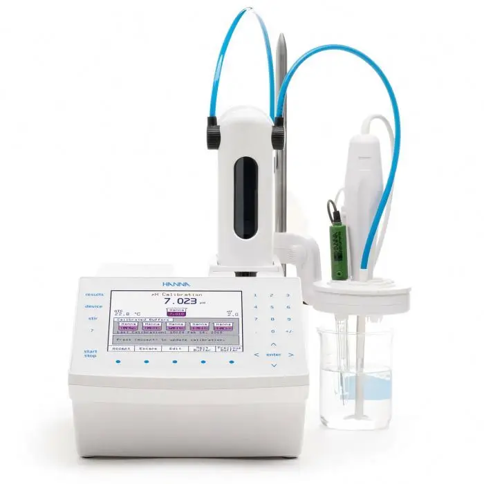 

Instruments HI931 Automatic Potentiometric Titrator Unmatched 40000-step Dosing Pump