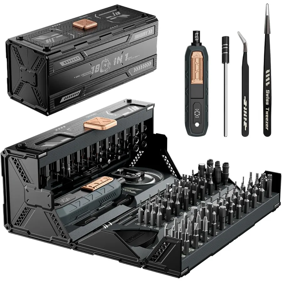 

Precision Screwdriver Set with 21 Kinds of 160 Magnetic Bits for Professional Repair of Electronic Devices Including Laptops Wa