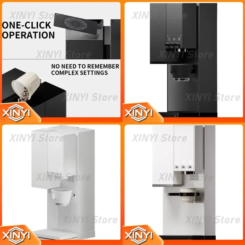 Automatic Pour Over Coffee Maker with Integrated Grinder and Capsule System Dynamic Brewing System and Digital Scale