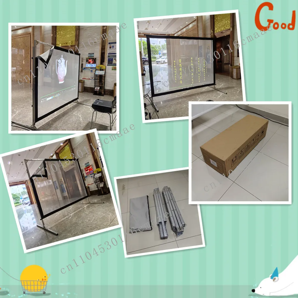 Holographic projection screen 3D projection screen round naked eye electric lifting wedding stage mesh projection yarn