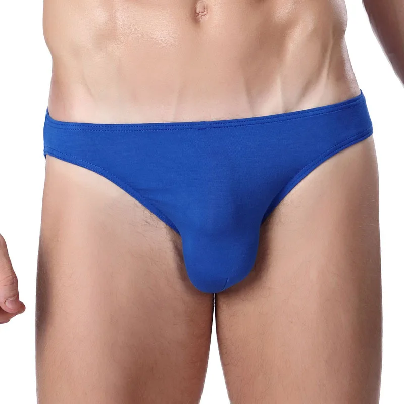 Ropa interior Sexy de talla grande para hombre, Mini bragas con bulto en U, bolsa para pene, calzoncillos de cintura baja, calzoncillos elásticos y