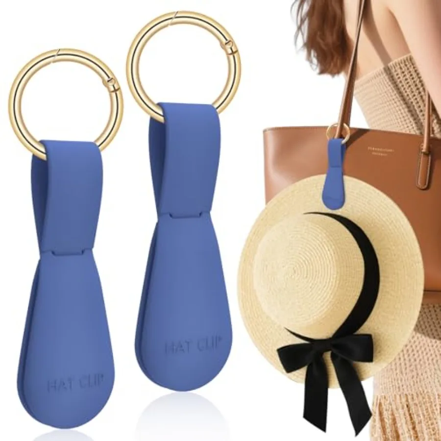 

Магнитный зажим для шляп для путешествий - силиконовые магнитные клипсы-держатели для шляп, сумок, кошельков, багажа и пляжных шляп - надежное хранение и организация шляп