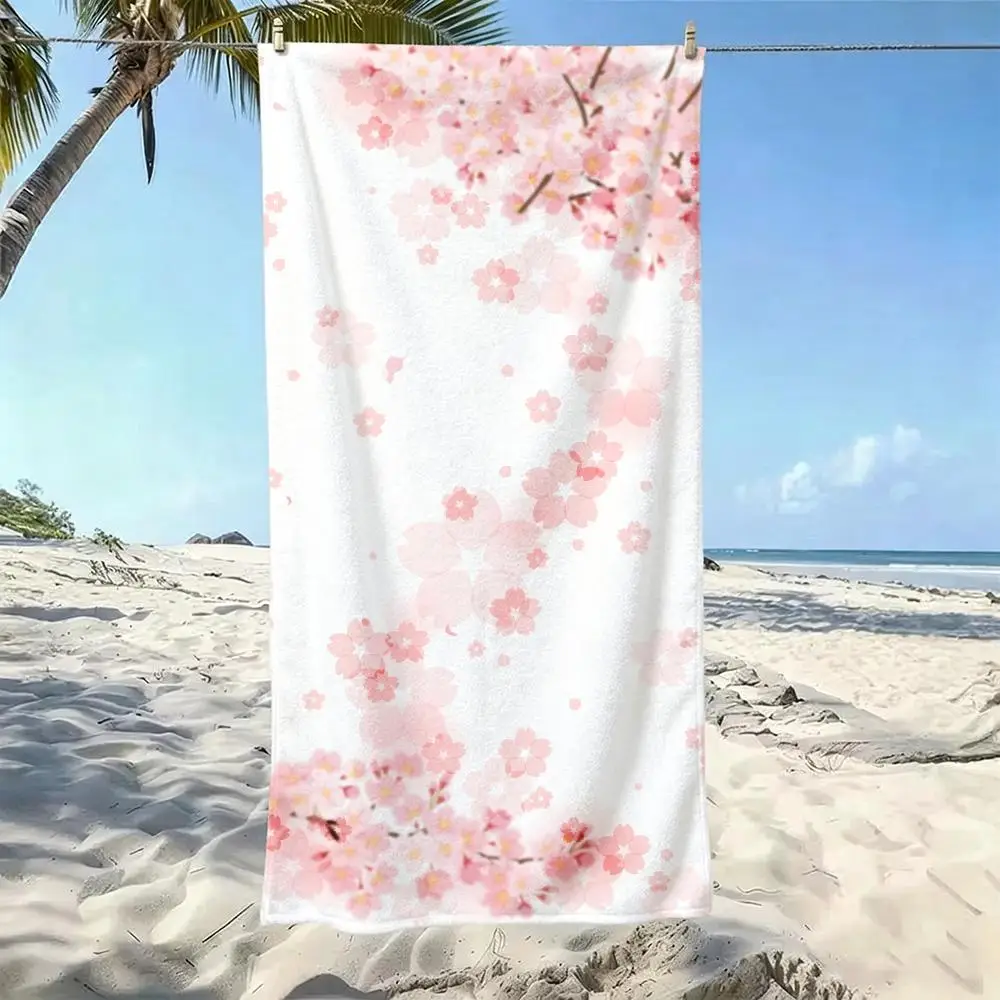 Cherry Blossom Towel Five-Star Hotel Quality Eco-Friendly Ultra Soft Thick Towels & Beach Towels
