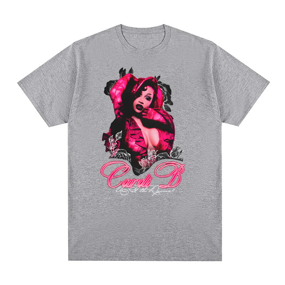 تي شيرت AM I The DRAMA جميل وصغير الحجم تي شيرت كلاسيكي جديد Cardi B تي شيرت علوي على الطراز القوطي الجرونج برقبة دائرية تي شيرت نسائي/ذكور عالي الجودة