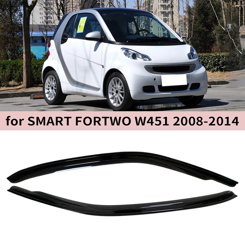 

Window Visor Rain Guards for SMART FORTWO W451 2008 2009 2010 2011 2012 2013 2014 Wind Deflectors Car Door Visor Vent Shades