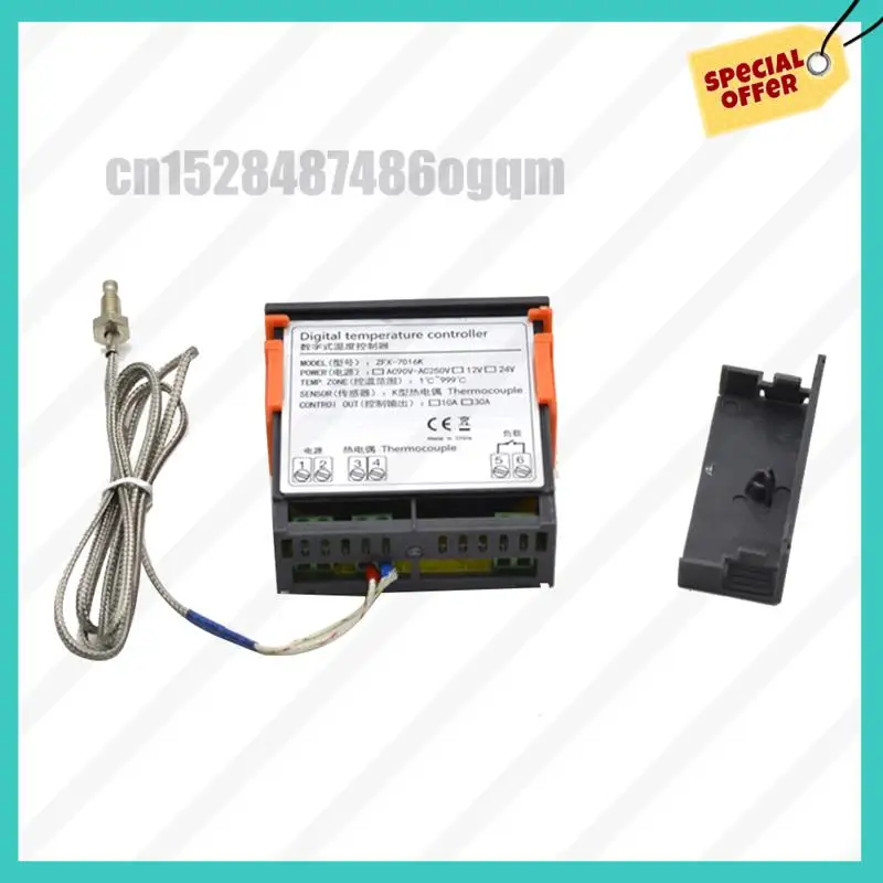 -ABJZ ZFX-7016K ذكي متحكم في درجة الحرارة العالية منظم الحرارة الرقمي 999 درجة مفتاح التحكم في الفرن #2