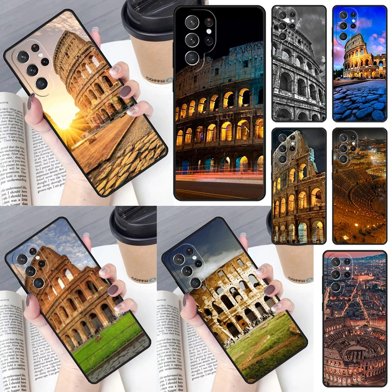 Colosseum Rome Italy Cover For Samsung Galaxy S23 Ultra S22 S20 S21 FE S8 S9 S10 Plus Note 10 20 Ultra phone Case