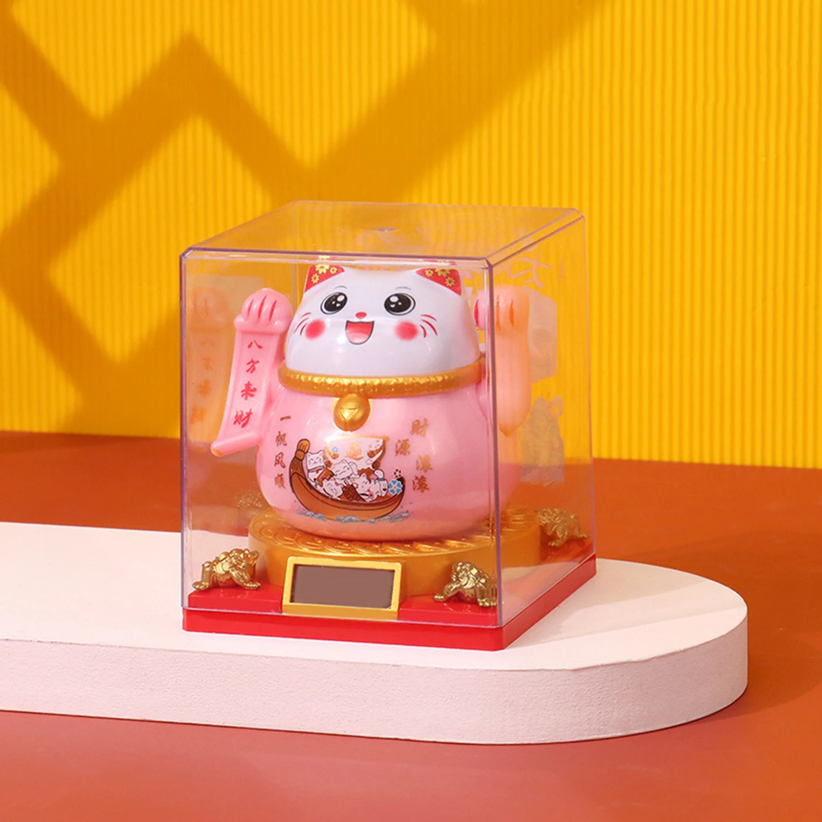 

Солнечная энергия, украшения Lucky Cat, автоматическое размахивание Lucky Cat, украшение автомобиля, удача, богатство, приветствует кошку, украшение для декора полки