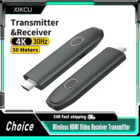 2024 5G 4K 50M Wireless HDMI Video Transmitter and Receiver Extender kit TV Stick Dongle Adapter For TV Box Monitor Projector PC
