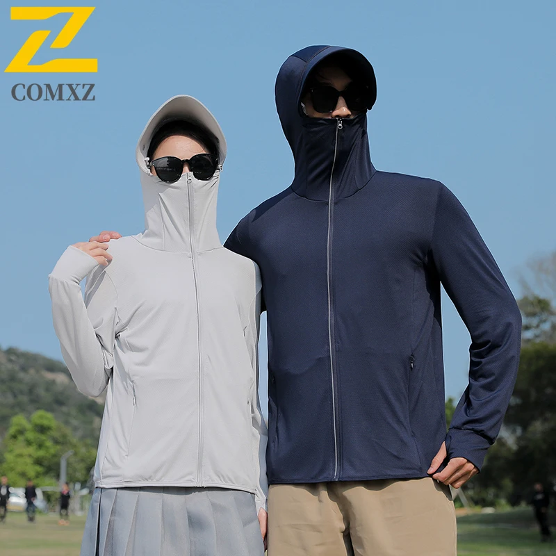 

Men's Women's Skin Clothing Ultra Lightweight Breathable UPF50+UV Resistant Skincare Cycling Coat Outdoor Fishing Camping Jacke