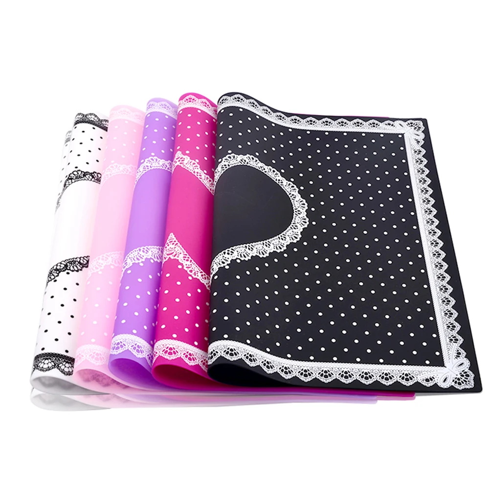 

Hand Pillow Cushion Set Nail Rest Manicure Tools along with Mat Silicone Pad Foldable Small