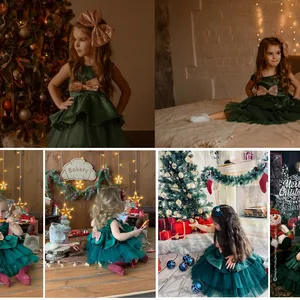 Elegante Rückenless Gala mit Bogenschießen für Mädchen, Weihnachtsfeierkleider, Kindergeburtstagskleid, Abendballkleid 8 Hauptverkäufe junge Gala -Kleider - №1