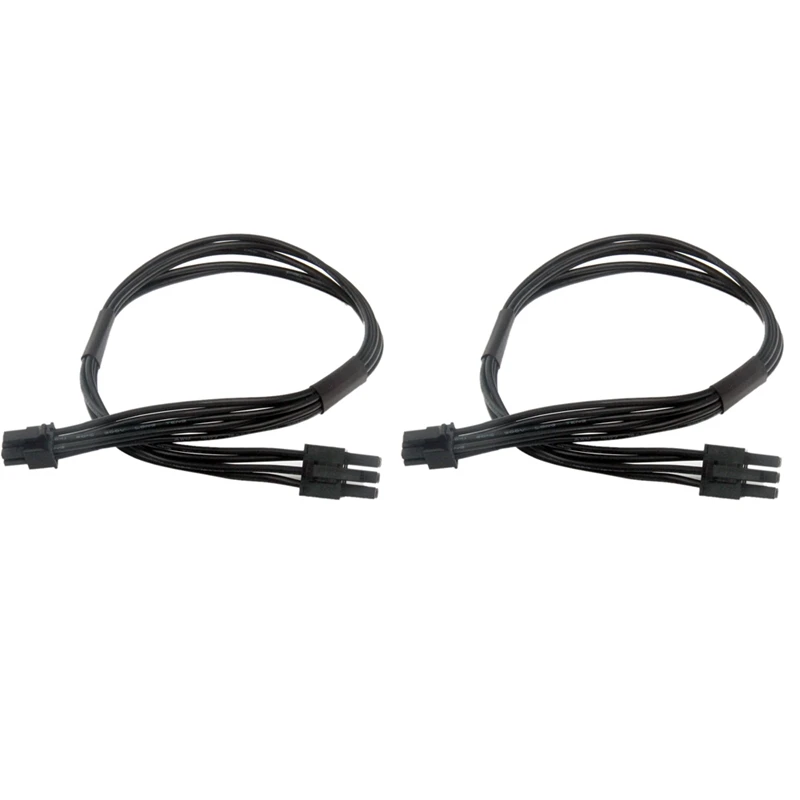 Top-2PCS For MAC 6Pin Line GPU 6Pin To Mini 6Pin3 MAC Graphics Card Line Black