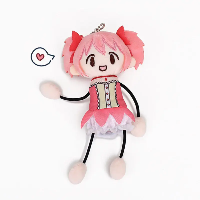 Puella Magi Madoka Magica Plush Doll Keychain Madoka & Homura Fan-Made Original Anime Merch Bag Pendant Gift 3