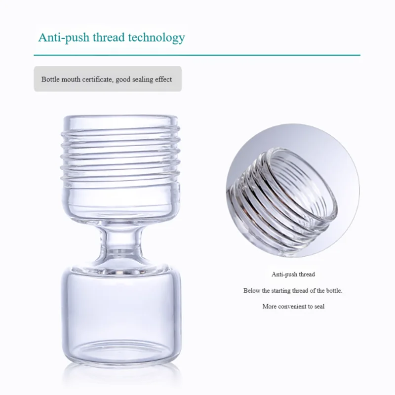 Anti-diffusion liquid micro-evaporation bottle cleaning bottle watch movement with sealing GL45 bottle mouth