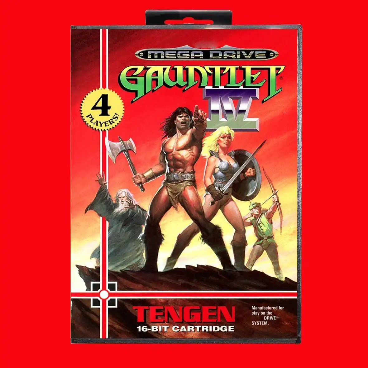 Игровой картридж Gauntlet 4 16 бит MD с коробкой EUR для систем Sega Megadrive Genesis Игровой картридж Gauntlet 4 16 бит MD с коробкой EUR для систем Sega Megadrive Genesis