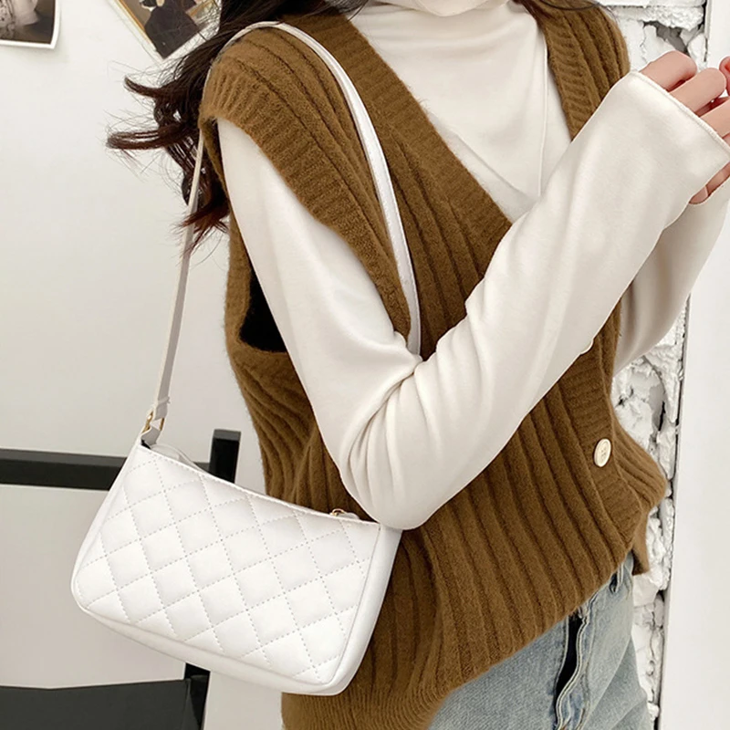 Women Popular Shoulder Bags Casual Fashionable PU Leather Mini Bags Retro Female Crossbody Bag Purses and Handbags