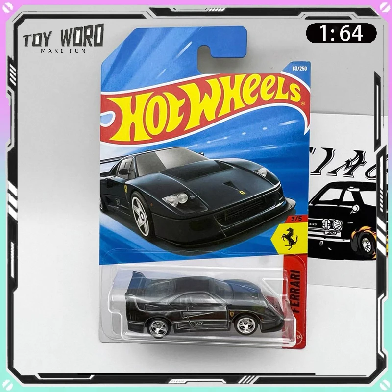 2026C Hot Wheels Genuino STH NFT Coche Suelto Super Treasure Hunt Ferrari F40 Modelo Fundido a Presión Coleccionable Adorno Juguete Regalo para Niños