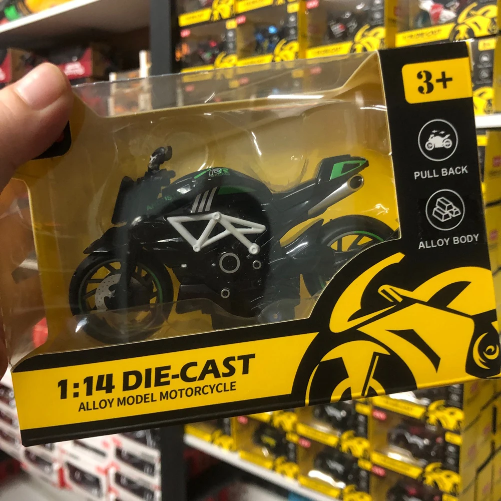 1: 14, 1 pieza de motocicleta de inercia para niños Swat Fire boy, coche de juguete de estilo aleatorio, servicio urbano de inercia, modelo de motocicleta, adorno