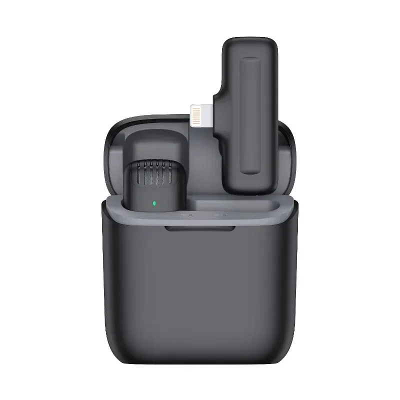 

J11 2.4Ghz Wireless Microphone Charging Case Mic Microphone Type-C Plug iPhone Plug for Tiktok Youtube Video Recording