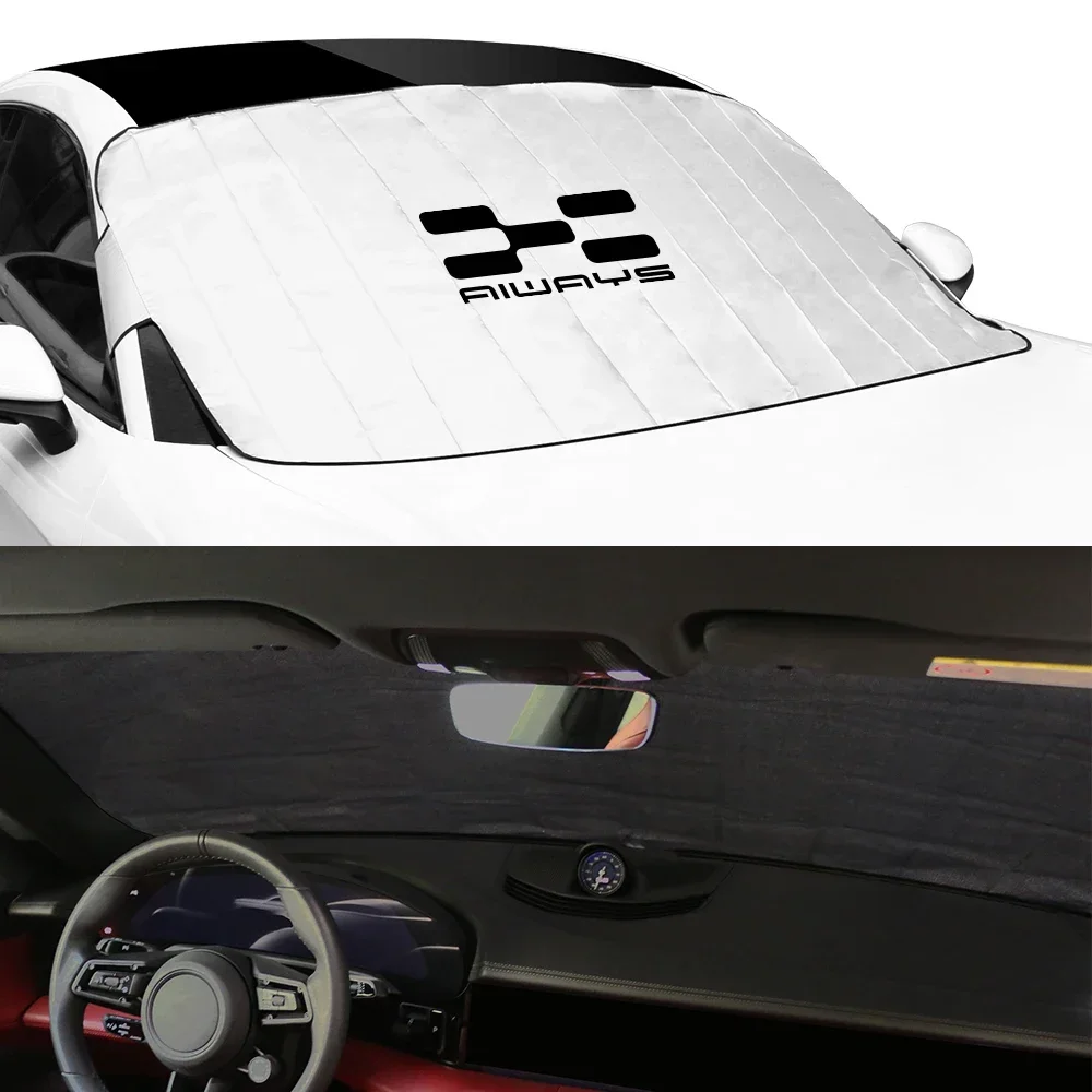 For Aiways U5 PRO SE Bj U6 U7 Ion RG Nathalie 2020 2021 2022 Car Front Windshield Sunshade Cover Anti-UV Sunshield Accessories