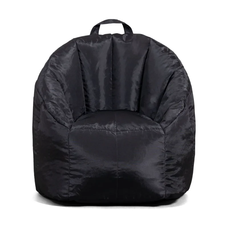 

Joey Junior Kids Bean Bag Chair, Black, Durable Polyester Nylon Blend, 1.5 feet