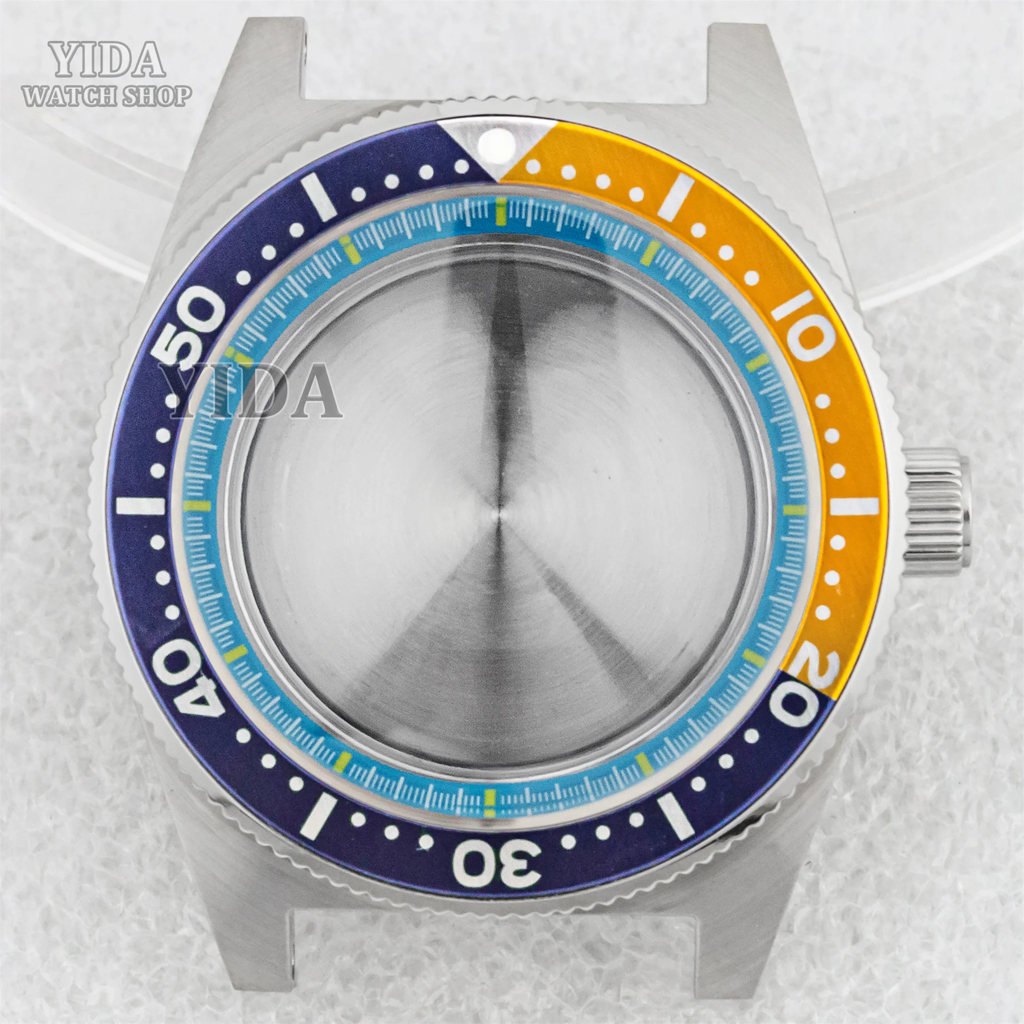 NH35A MOD Caixa de Relógio 62MAS Mergulho 40mm Caixa de Relógio Cristal de Safira Aço Inoxidável 30ATM À Prova D 'Água Para Movimento NH34 NH36