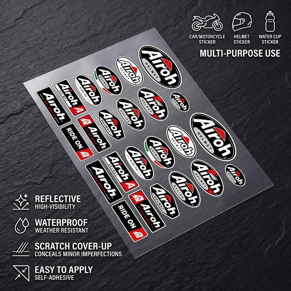 A-iroh Fashion Universal Scratch Resist Reflective Stickers For Auto Motorcycle Helmet Mug Refrigerator