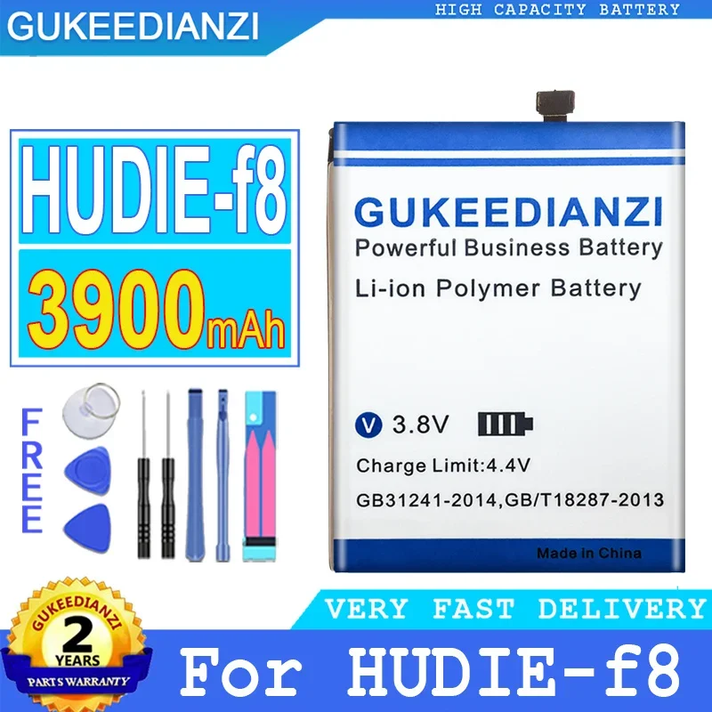 

3900mAh GUKEEDIANZI Battery For HUDIE-f8 Big Power Bateria