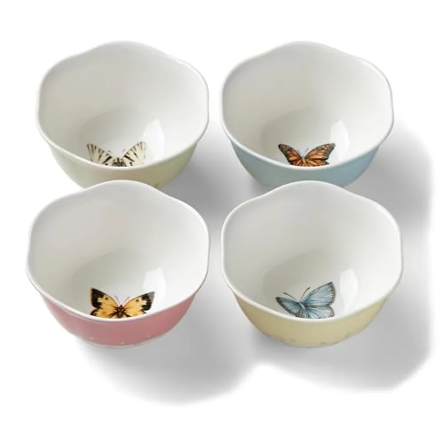 

791720 Butterfly Meadow 4-Piece Dessert Bowl Set