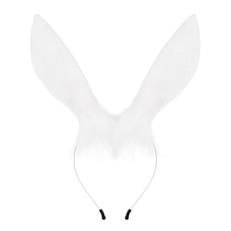 Plüsch Kaninchenohren Stirnband Animes Maid Hairhoop Cosplay Kostüm Halloween Party Hairhoop Girl Comics Show Foto Kopfbedeckung