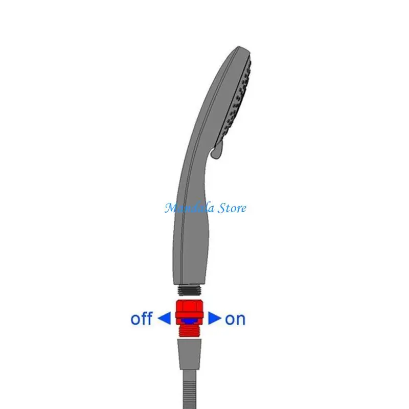 U2JC 2 Shower Shut Off for Valve with Handle Lever Universal Water Control for Valve Bathroom Regulator Anti-lea