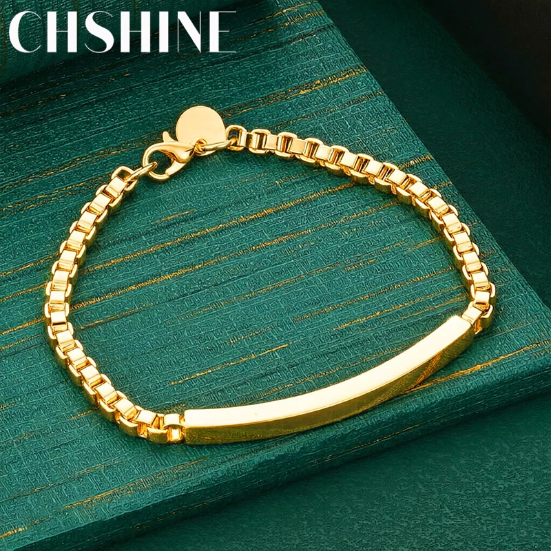 New Fashion 925 Sterling Silver 18K Gold Y2k Bracelets For Women Lady Men Fashion Party Holiday Designer Jewelry Accessories