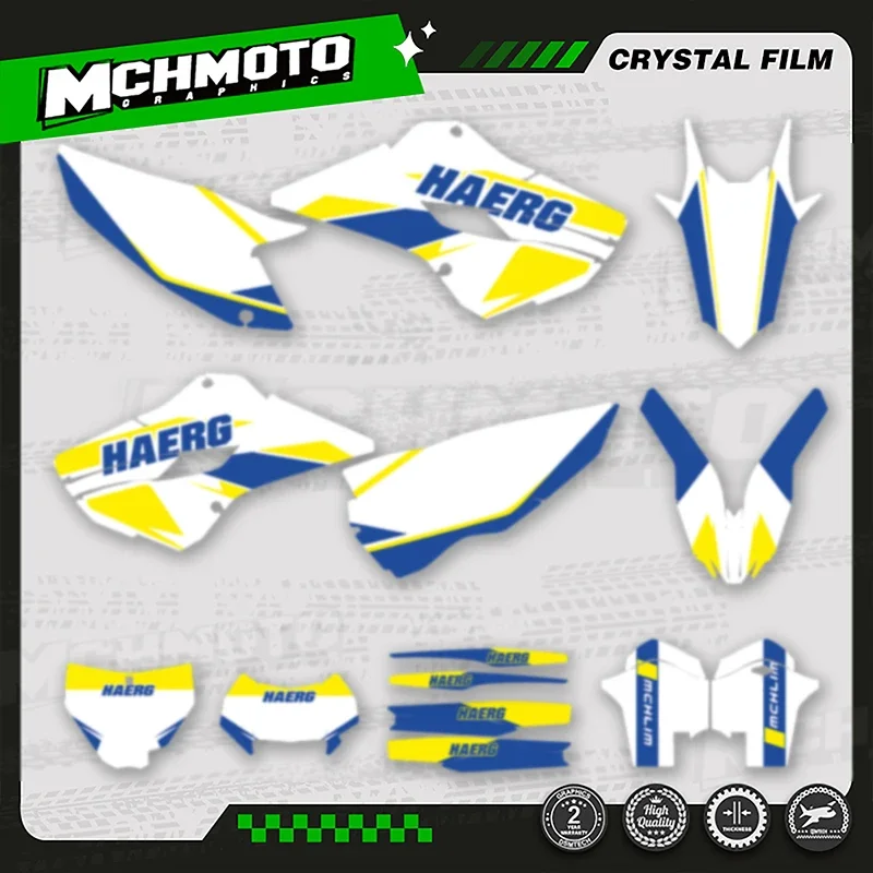 

MCHMFG Motorcycle Graphics Decals Sticker Kits for HUSABERG 2013 2014 FE TE Background Custom 13-14 008