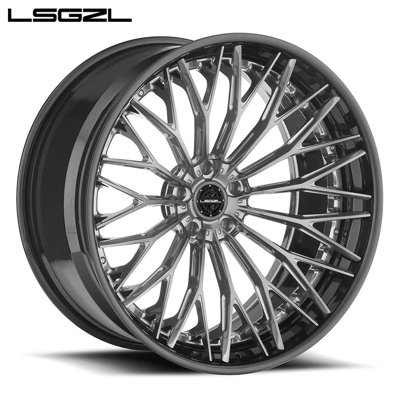 

MSLSGZL Custom Forged Alloy Wheel 7 18 19 20 21Inch Carbon Fiber Wheel Rims 5x114.3 5x130 6x139.7 Condition for bmw audi Urus Gt