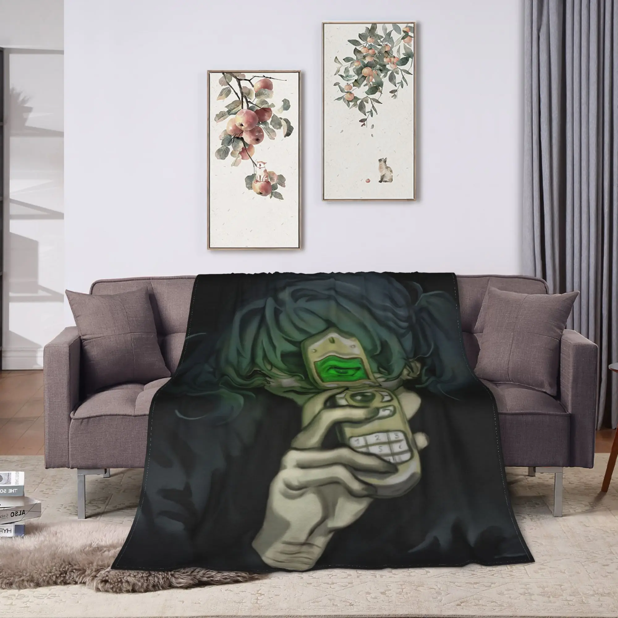 Sally Face Sal Fisher Blanket Winter  Warm Throw Blanket For Adults Living Room Flannel Bedspread Bed Cover