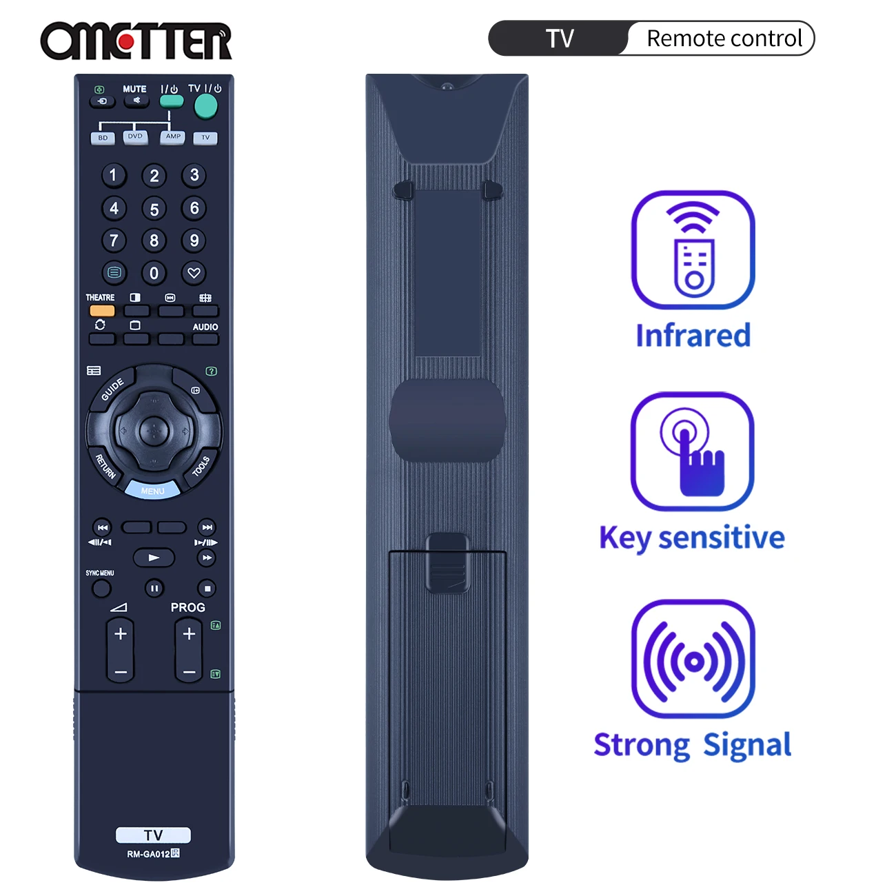 Nouvelle télécommande RM-GA012 adaptée à Sony TV, KLV-52Z450A KLV-46Z450A KLV-40Z450A