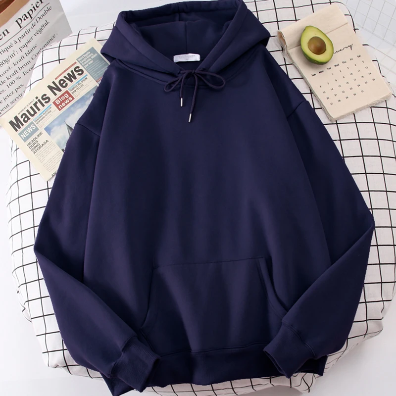 Herbst Casual frauen Solide Hoodie Komfortable Stretch Sweatshirts Lose Tasche Warme Kleidung Mode Straße Weibliche Pullover – Detail 14