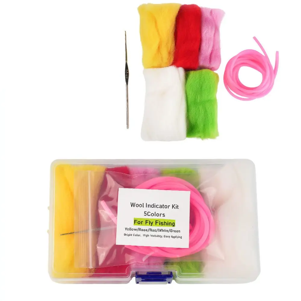 Colorful Wool Strike Indicators For For Binghefly Fly Fishing Tackle Sensitive Yarn Floats Professional Angling Equipment