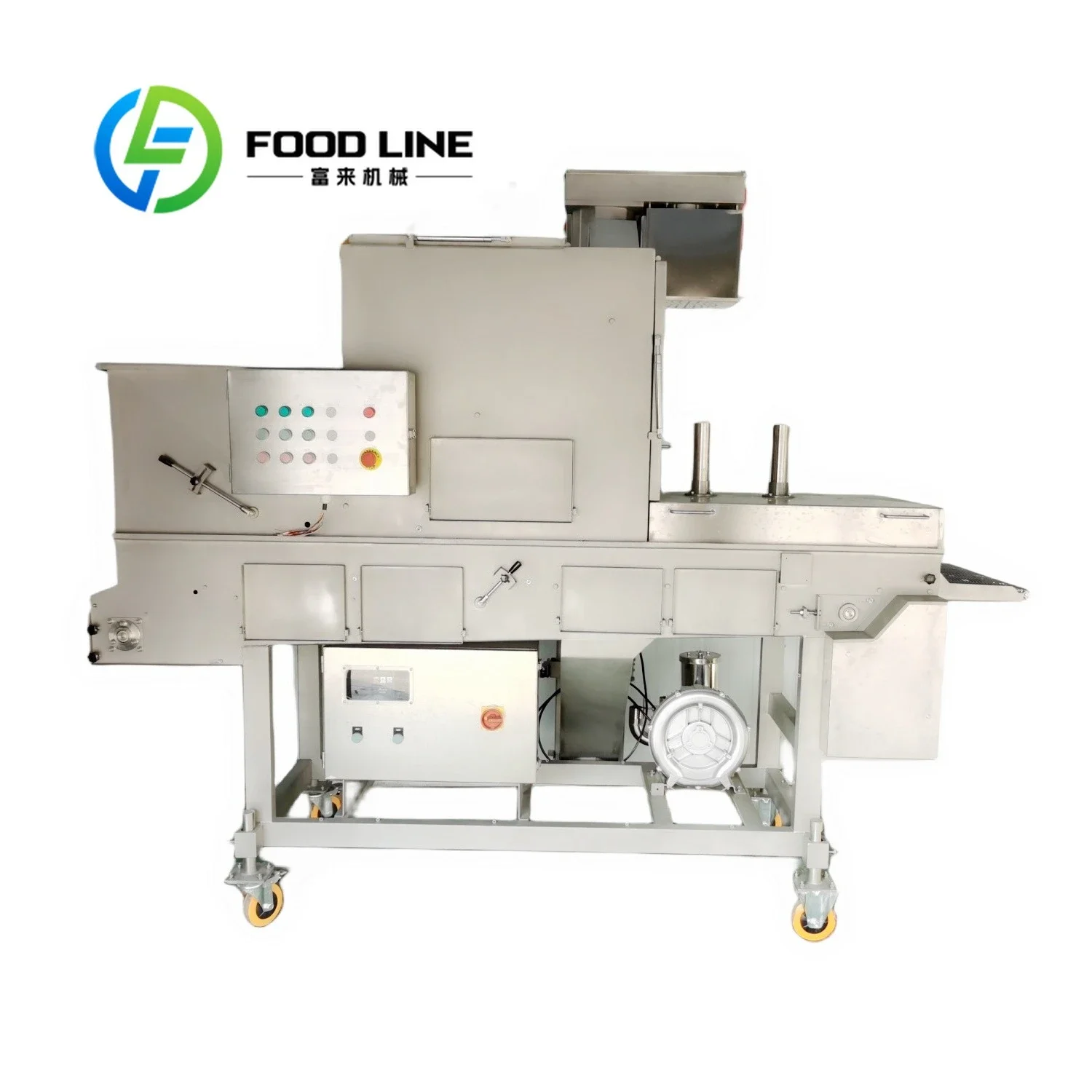 Chicken Nugget Processing Equipment Industrial Breading Machine for Burger Patty Bread Crumb Coating System Customize