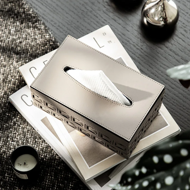 

Элегантная ромбовидная коробка для салфеток: креативный, высококачественный настольный диспенсер для бумаги в стиле отеля