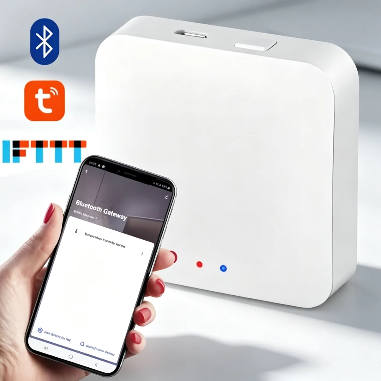 Smart Home Google - เกตเวย์ฮับอัจฉริยะ Tuya ZigBee แบบมัลติโหมด สำหรับบ้านอัจฉริยะ รองรับ