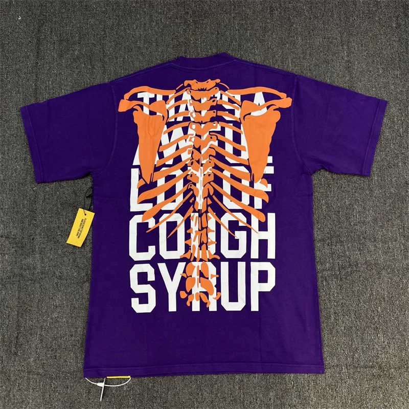 هذا مجموعة رهيبة من السعال شراب الهيكل العظمي الضلع طباعة عارضة قصيرة تي شيرت