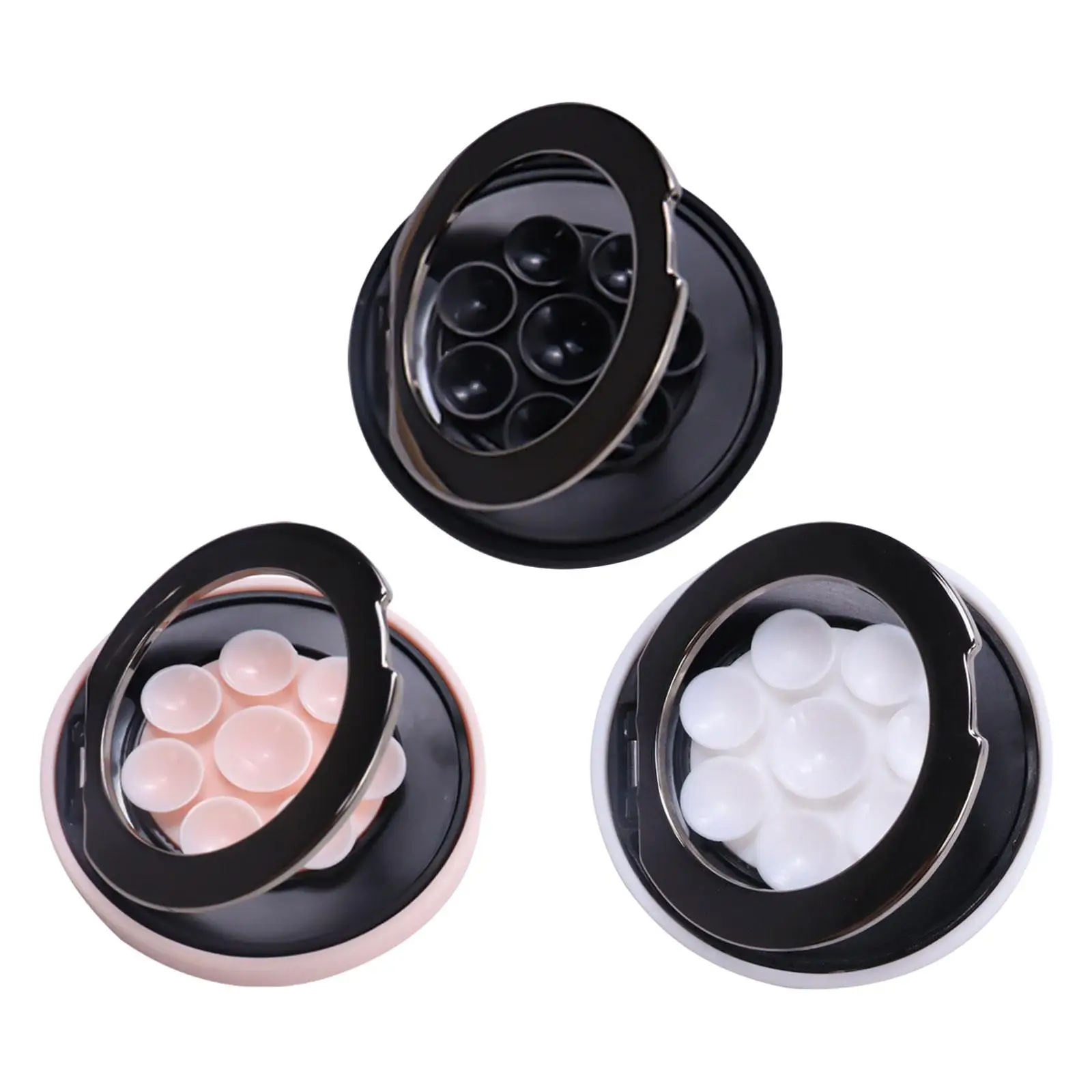 Suction Cup Phone Mount Sticky Universal Silicone Phone Grip Holder Phone Ring Grip for Creators Fitness Makeup Shower Selfies