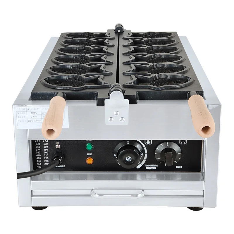 เครื่องทำวาฟเฟิลทรงรังผึ้งแบบ3ชิ้นเครื่องทำวาฟเฟิลแบบไฟฟ้าเชิงพาณิชย์ออกแบบได้ตามต้องการ OEM