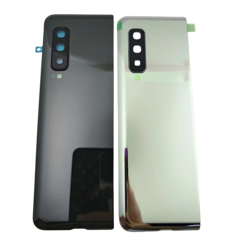 

For Samsung Galaxy Z Fold 1 F900 Glass Back Battery Cover Rear Door Housing Case Replacement Repair Parts With Camera Lens