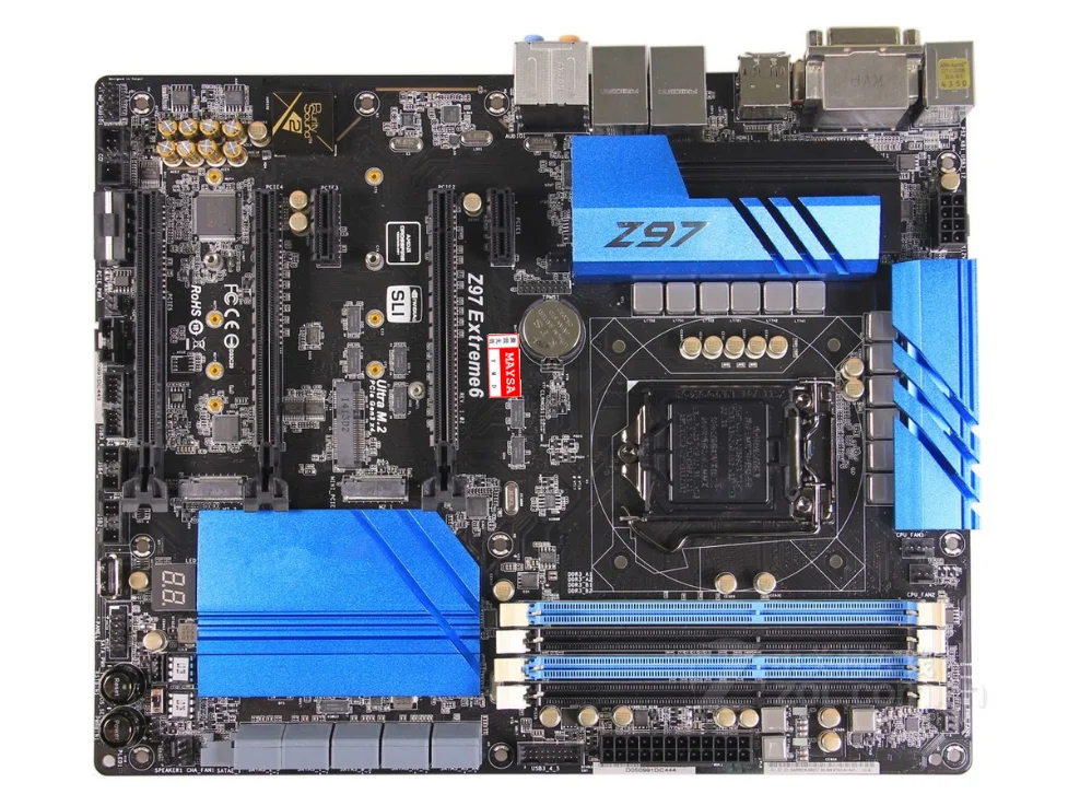 For Asrock Z97 Extreme6 Motherboard 32GB LGA 1150 DDR3 ATX Used Mainboard 100% Tested Fully Work