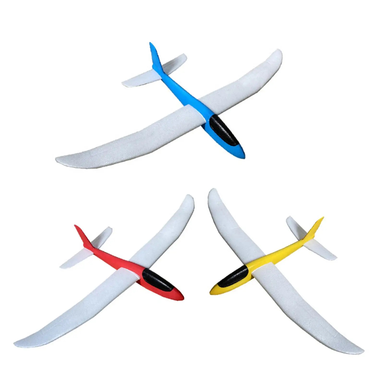EVA Foam Glider Airplane Toy Hand Launch Plane for Kids Large Flying Model Aircraft Outdoor Sport Game Lightweight Birthday view 3