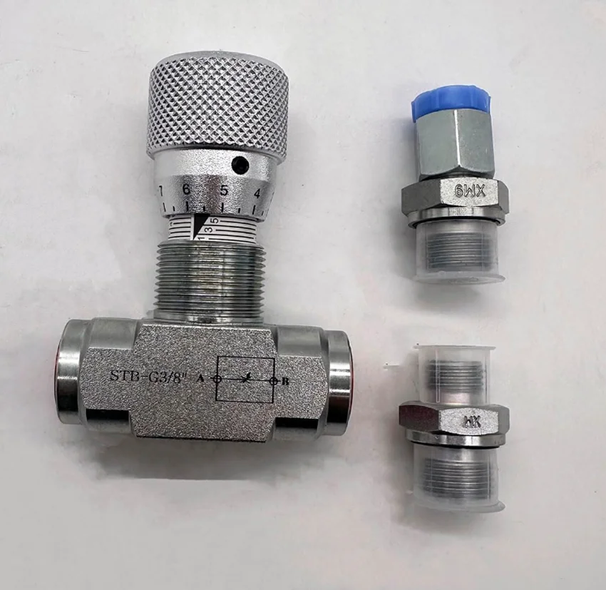 

1 комплект трубчатого типа, трубчатый гидравлический двунаправленный ограничитель контроля потока, двуходовой регулирующий клапан дроссельной заслонки STB-G3/8 с L08 Co