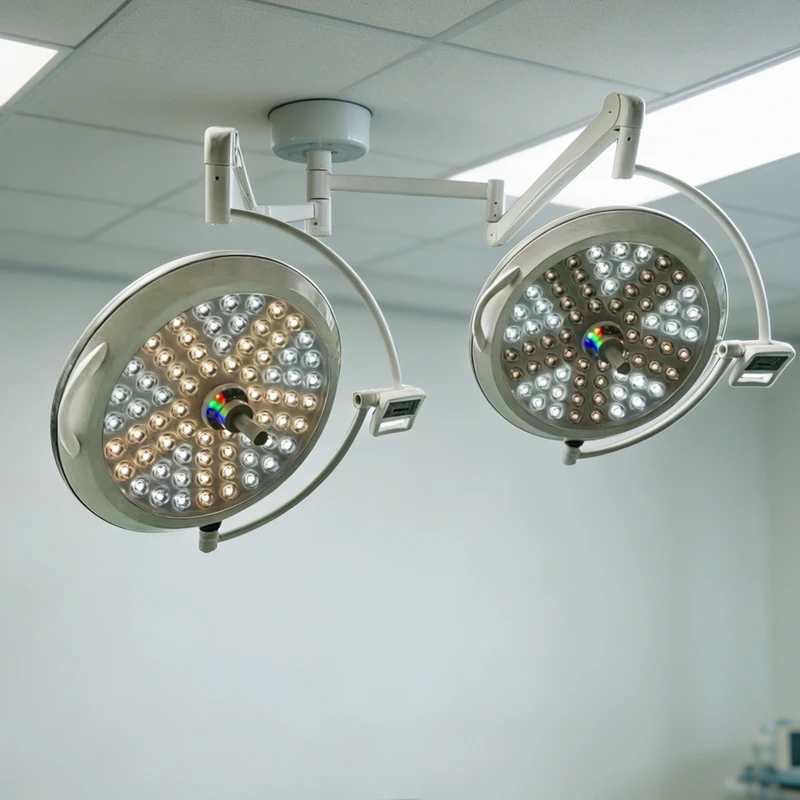 

LED Medical Hospital Surgical Operating Lamp Shadowless Theatre Light Veterinary Equipment Ceiling Mounted Mobile Portable